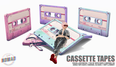 Second Life Marketplace - NOMAD // CASSETTE TAPES // DISTORTED